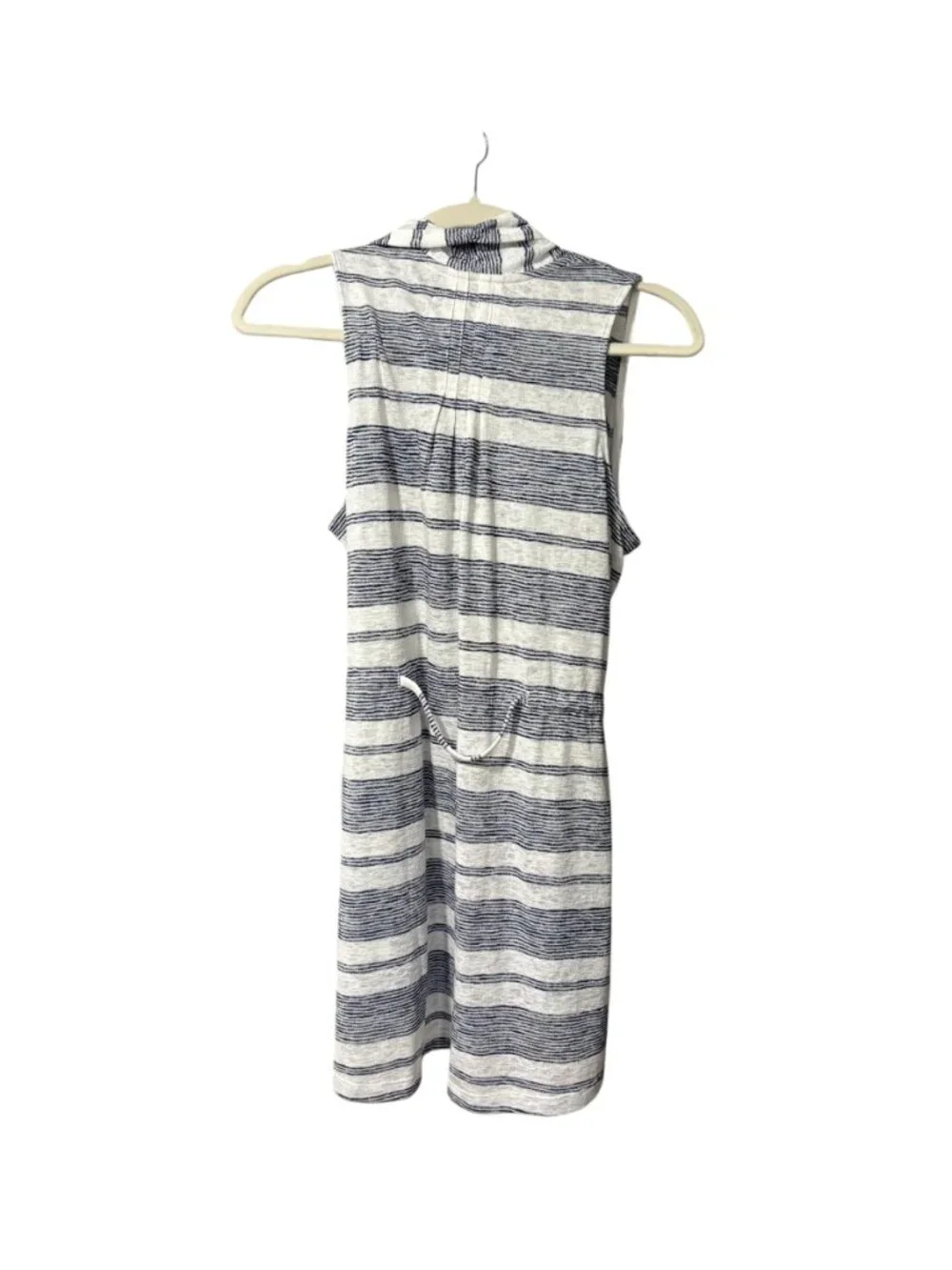 Anthropologie Saturday Sunday Striped Sleeveless Cardigan Vest - Picture 5 of 8